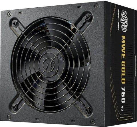 Cooler Master MWE Gold 750 V3 ATX 3.1 Zasilacz 750 W 24-pin ATX Czarny Cooler Master