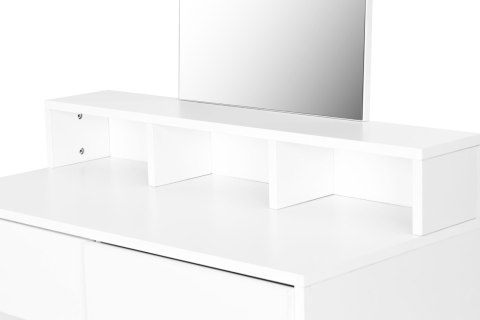 Duża nowoczesna toaletka kosmetyczna lustro szuflady ModernHome ModernHome