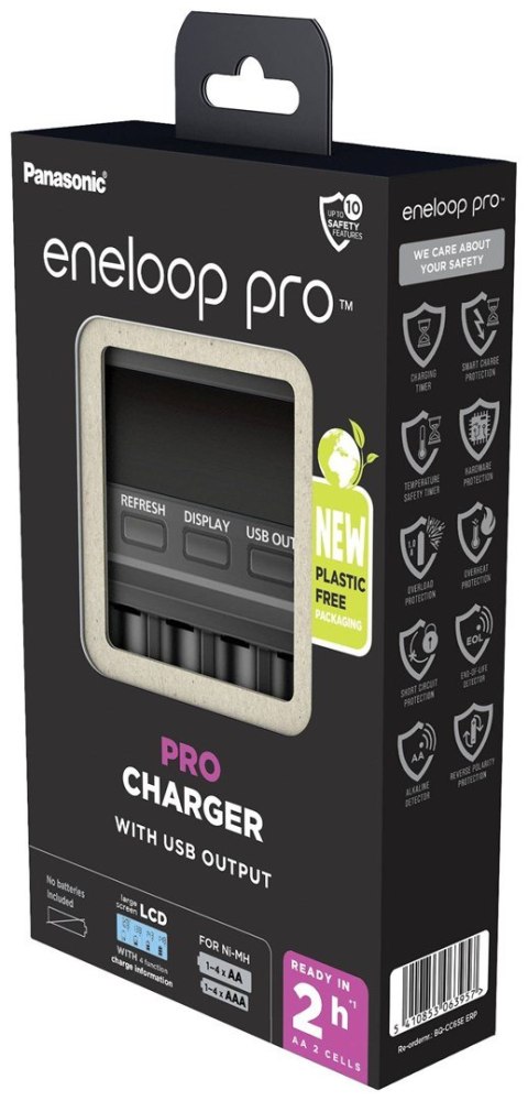 Panasonic | ENELOOP Pro BQ-CC65E | Ładowarka | AA/AAA