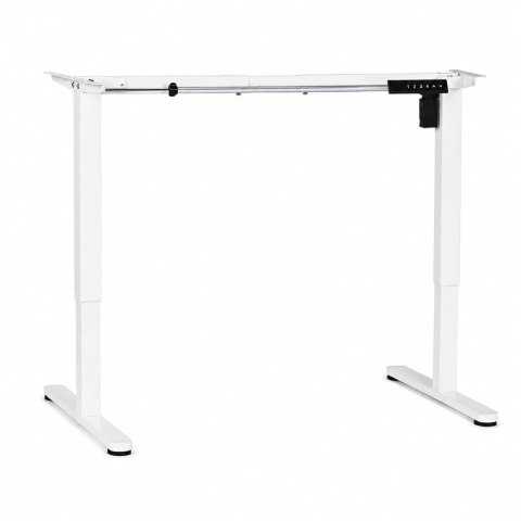 Stelaż biurka elektryczny regulacja wysokości 72-118 cm blat do 160 cm biały ModernHome ModernHome