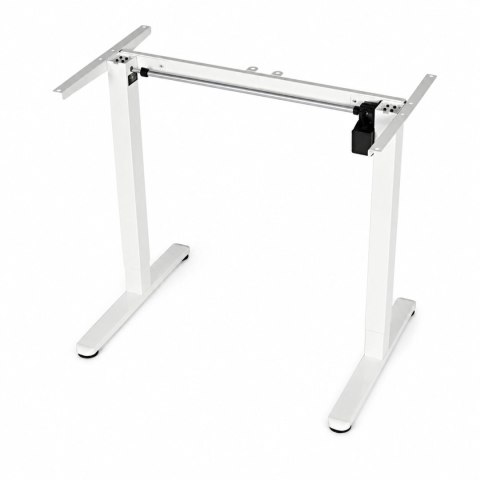 Stelaż biurka elektryczny regulacja wysokości 72-118 cm blat do 160 cm biały ModernHome ModernHome
