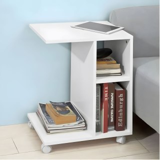Stolik kawowy szafka nocna na kółkach organizer ModernHome ModernHome