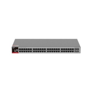 Zarządzalny Switch Ruijie L2+ | 48 portów 1Gbit + 4 porty SFP 2.5Gbit | 2 wentylatory, 1 wbudowany zasilacz AC | Rack Ruijie