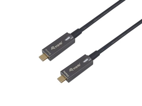 Equip 119467 kabel USB USB 3.2 Gen 2 (3.1 Gen 2) 7,5 m USB C 10 Gbit/s 60 W Czarny EQUIP