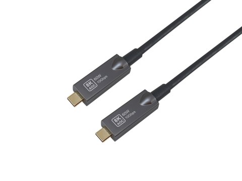 Equip 119467 kabel USB USB 3.2 Gen 2 (3.1 Gen 2) 7,5 m USB C 10 Gbit/s 60 W Czarny EQUIP