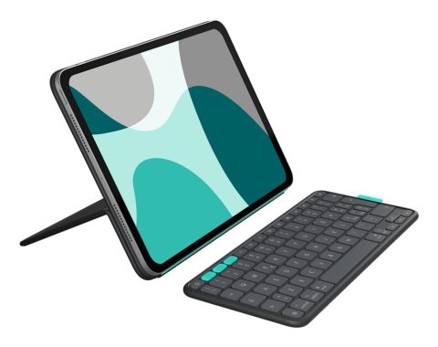 Logitech Flip Folio QWERTZ Niemiecki Bluetooth Grafitowy Logitech