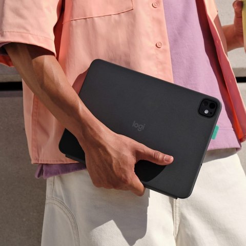 Logitech Flip Folio QWERTZ Niemiecki Bluetooth Grafitowy Logitech
