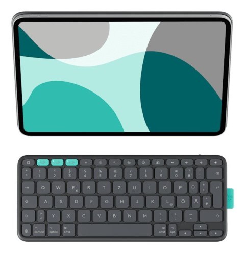Logitech Flip Folio QWERTZ Niemiecki Bluetooth Grafitowy Logitech