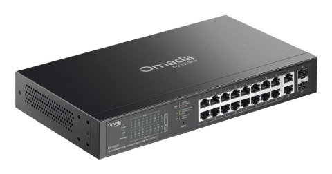 OMADA ES220GP przełącznik sieciowy Zarządzany Gigabit Ethernet (10/100/1000) Obsługa PoE Czarny TP-LINK