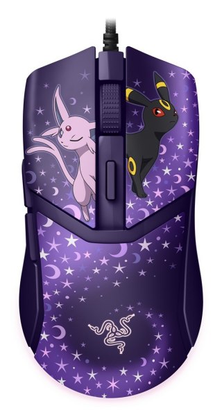 Razer Cobra - Espeon & Umbreon Edition myszka Gaming Dla praworęcznych USB Typu-A Optyczny 8500 DPI RAZER