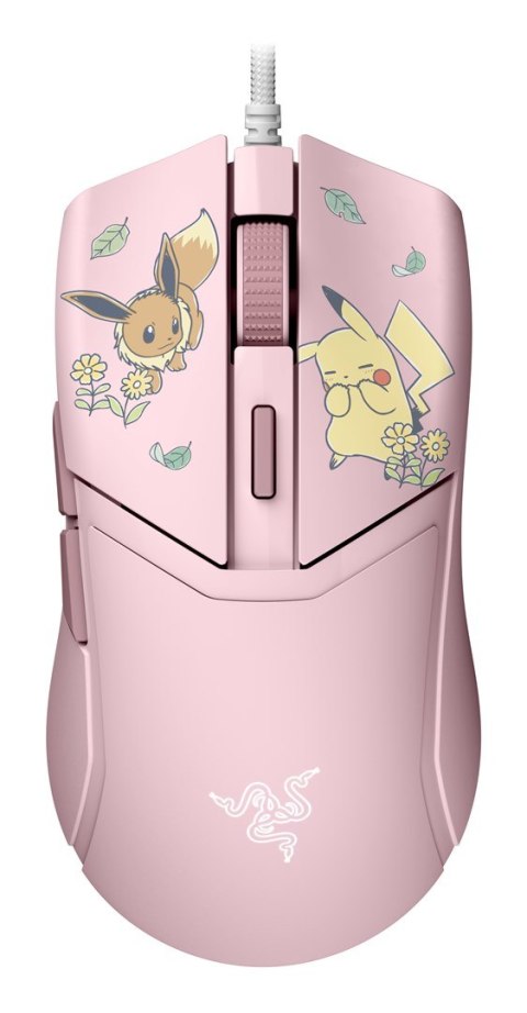 Razer Cobra - Pikachu & Eevee Edition myszka Gaming Dla praworęcznych USB Typu-A Optyczny 8500 DPI RAZER