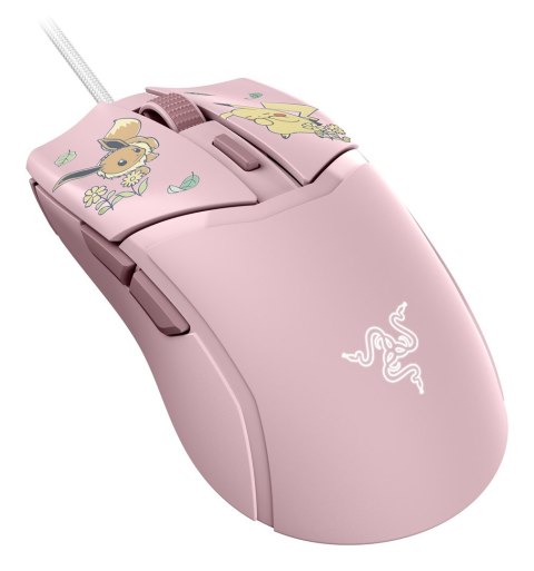 Razer Cobra - Pikachu & Eevee Edition myszka Gaming Dla praworęcznych USB Typu-A Optyczny 8500 DPI RAZER