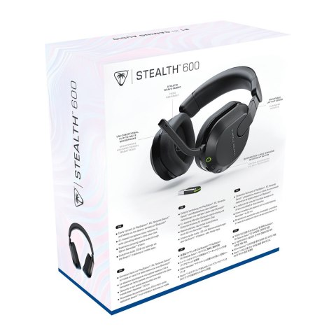 Turtle Beach Stealth 600 Gen 3 Zestaw słuchawkowy Bezprzewodowy Opaska na głowę Gaming Bluetooth Czarny No name