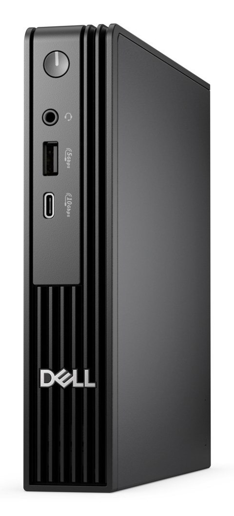 DELL Pro QCM1250 Intel® Core™ i3 i3-14100T 8 GB DDR5-SDRAM 512 GB SSD Windows 11 Pro Micro PC Mini PC Czarny Dell