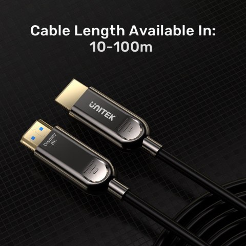 KABEL OPTYCZNY HDMI C11085GY01-70M 70 m 8K @ 60 Hz UNITEK UNITEK