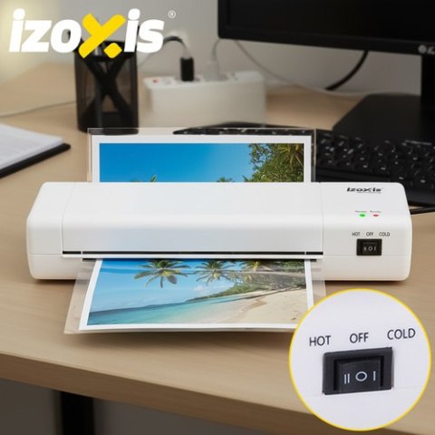 Laminator A4- zestaw 4w1 Izoxis 25417 IZOXIS