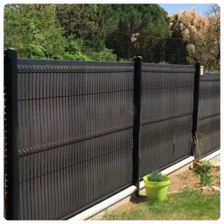 Siatka Cieniująca Na Ogrodzenie Płot Maskująca Szara 1.5M 50M 140g/m? LEAN