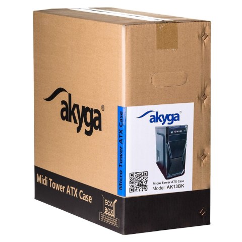 Akyga AK13BK zabezpieczenia & uchwyty komputerów Micro Tower Czarny Akyga