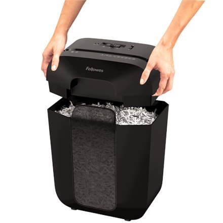 Fellowes Powershred | LX50 | Cross-cut | Niszczarka | P-4 | Karty kredytowe | Zszywki | Spinacze | Papier | 17 litrów | Czarny Fellowes