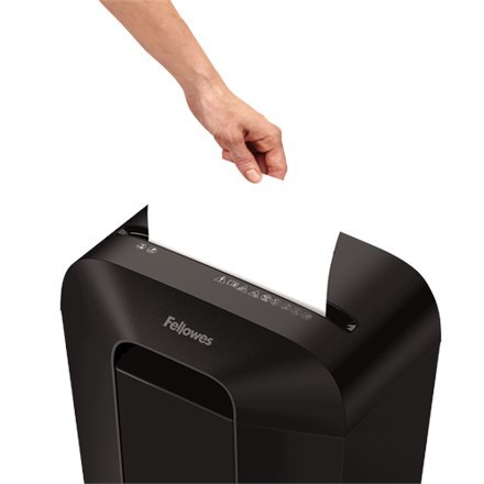 Fellowes Powershred | LX50 | Cross-cut | Niszczarka | P-4 | Karty kredytowe | Zszywki | Spinacze | Papier | 17 litrów | Czarny Fellowes