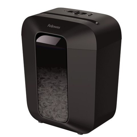 Fellowes Powershred | LX50 | Cross-cut | Niszczarka | P-4 | Karty kredytowe | Zszywki | Spinacze | Papier | 17 litrów | Czarny Fellowes