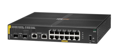 HPE Aruba Networking CX 6000 12p 10M/100M/1G Class4 PoE 2p SFP 1G 139W Switch Zarządzany L3 Gigabit Ethernet (10/100/1000) Obsłu No name