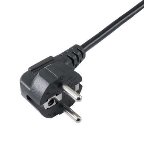 Kabel Akyga AK-PC-05A (Hybrydowa standardu C/E/F (CEE 7/7) M - C13 M; 5m; kolor czarny) Akyga