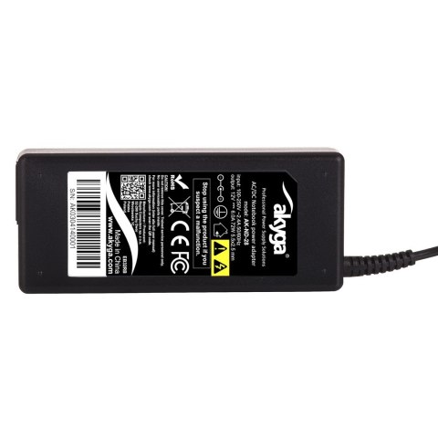 Zasilacz sieciowy Akyga AK-ND-28 do notebooka Acer (12 V; 6,0 A; 72W; 5.5 mm x 2.5 mm) Akyga
