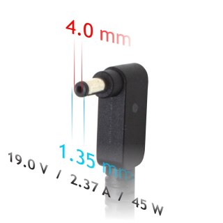 Zasilacz sieciowy Akyga AK-ND-54 do notebooka Asus (19 V; 2,37 A; 45W; 4 mm x 1.35 mm) Akyga
