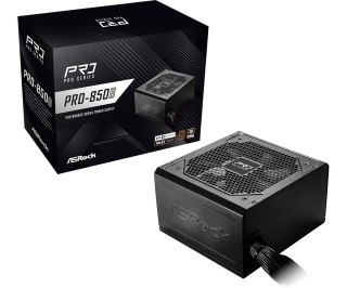 Asrock PRO-850B moduł zasilaczy 850 W 24-pin ATX ATX Czarny Asrock