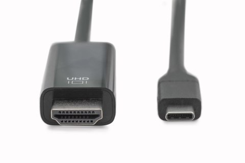 Kabel USB C/HDMI M/M czarny 5m USB 3.1 SuperSpeed+ 4K 60Hz DIGITUS