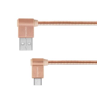 Kabel USB - wtyk kątowy typu C 1m 3A Kruger&Matz Kruger&Matz