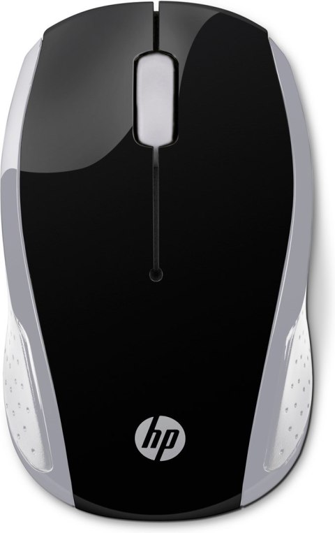 HP Maus 200 Kabellos USB-A 3-Tasten Silber/Schwarz Hewlett-Packard