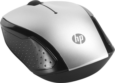 HP Maus 200 Kabellos USB-A 3-Tasten Silber/Schwarz Hewlett-Packard