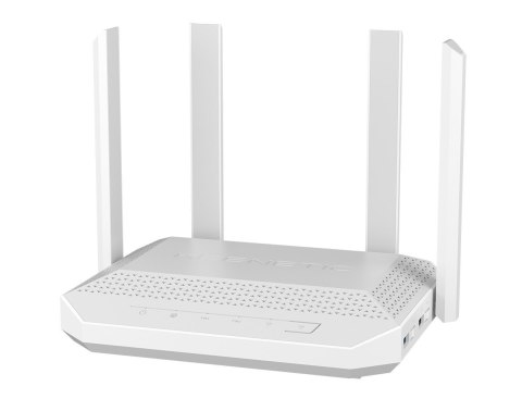Keenetic Hero (KN-1012) Router Mesh Wi-Fi 6 Multi-Gigabit AX3000 z 4-portowym przełącznikiem gigabitowym, portem 2,5 gigabitowym Keenetic