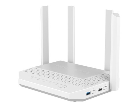 Keenetic Hero (KN-1012) Router Mesh Wi-Fi 6 Multi-Gigabit AX3000 z 4-portowym przełącznikiem gigabitowym, portem 2,5 gigabitowym Keenetic
