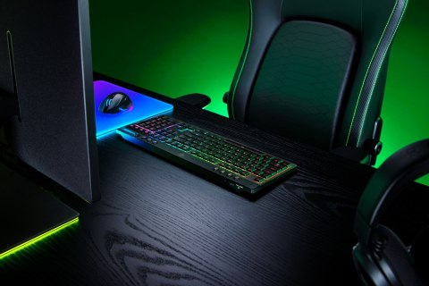 Klawiatura Razer BlackWidow V4 Low-profile HyperSpeed (zielony przełącznik) - Układ amerykański RAZER
