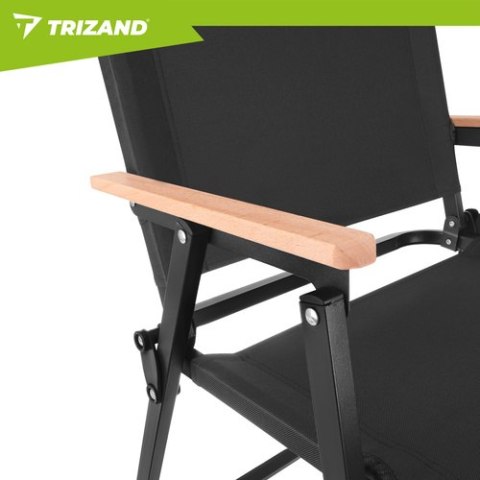 Krzesło ogrodowe 54x56x79cm czarne Trizand TRIZAND