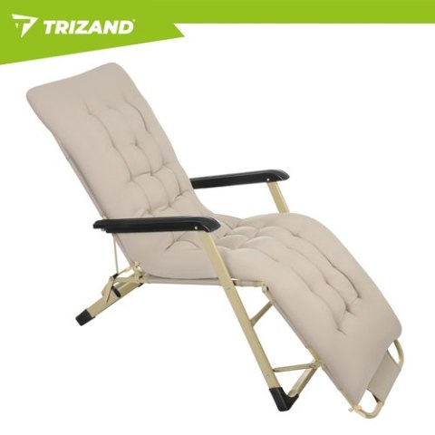 Leżak ogrodowy składany 60x177x30cm Trizand TRIZAND