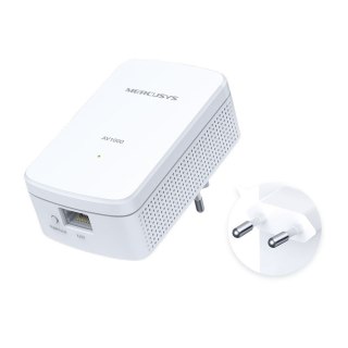 Mercusys MP500 KIT Karta sieciowa do PowerLine 1000 Mbit/s Przewodowa sieć LAN Biały 2 szt. MERCUSYS