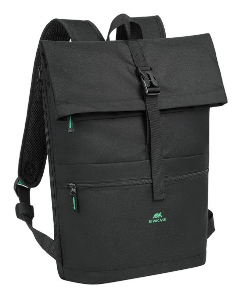 Rivacase Gremio plecak City backpack Czarny Poliester, Przetworzony politereftalan etylenu (rPET) RivaCase