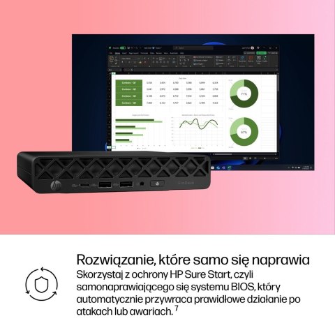 HP ProDesk 4 Mini G1i Ultra 5 225T 16GB DDR5 5600 SSD512 Arc W11Pro 3Y OnSite Hewlett-Packard