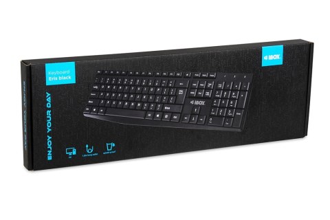 IBOX KLAWIATURA PRZEWODOWA ERIS, BLACK IBOX