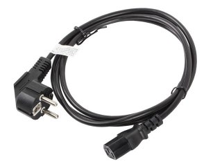 Kabel Lanberg CA-C13C-10CC-0018-BK (C13 / IEC C13 / IEC 320 C13 F - Shuko M; 1,8m; kolor czarny) Lanberg