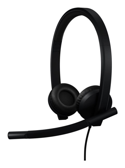 Logitech H570E Zestaw słuchawkowy Przewodowa Opaska na głowę Biuro/centrum telefoniczne USB Type-C Czarny Logitech