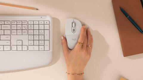 Logitech Signature Comfort Plus M850 L myszka Uniwersalne Dla praworęcznych RF Wireless + Bluetooth Optyczny 4000 DPI Logitech
