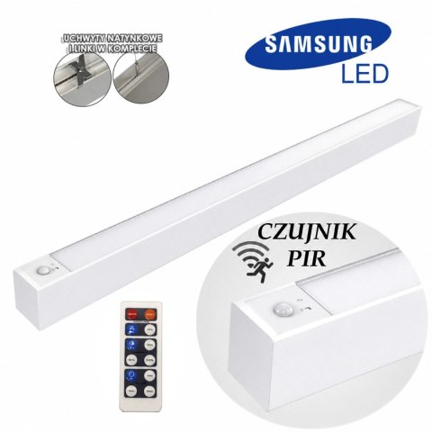 Oprawa led Cabail 40W 3000K 1,2m biała PIR