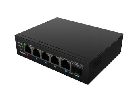 SWITCH LANBERG LIGHT INDUSTRIAL POE 1XBT 3XAT SFP+ETH DIN NIEZARZĄDZALNY FAST ETHERNET Lanberg
