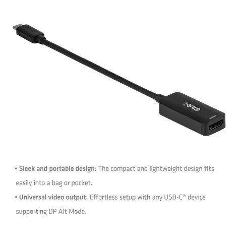 Club3D Adapter USB Typ C > HDMI 2.1 8K HDR10 DP1.4 St/Bu retail Club 3D
