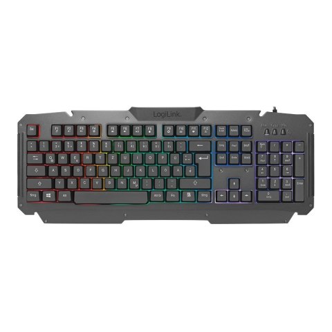 Logilink Gaming-Set aus Tastatur, Maus und Mauspad LogiLink
